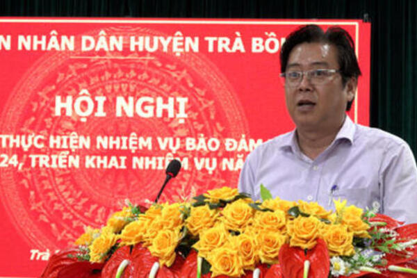 TRÀ BỒNG: HỘI NGHỊ TỔNG KẾT CÔNG TÁC BẢO ĐẢM TRẬT TỰ AN TOÀN GIAO THÔNG NĂM 2024